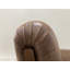 Chaise d'appoint Carlyle, cuir vieilli whisky