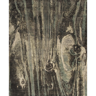 Whimsical One-of-a-Kind 8' X 10' Hand Knotted Area Rug