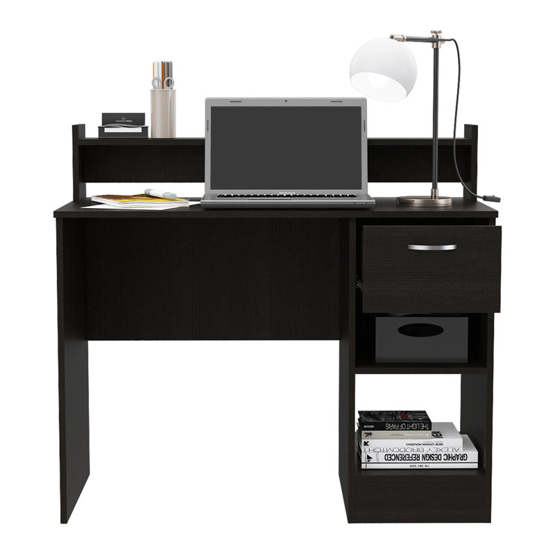 Charlotte 40" Wide Computer Desk, Black Wengue