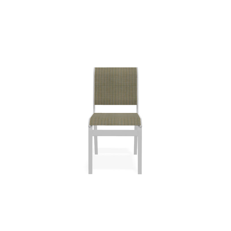 Chaise d'appoint de salle à manger Hiraku, Blanc texturé, Skip