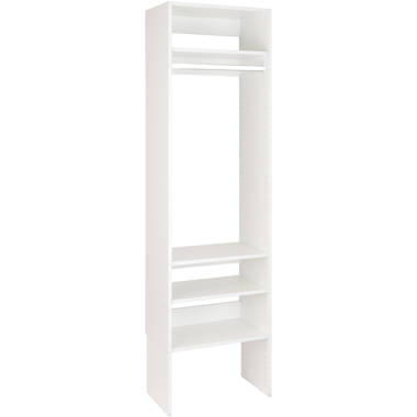 Vista Tall Shoe Shelf Tower - White, 19.5 Wide