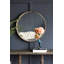 28" Round Wood Mirror