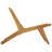 Patio Chair Solid Wood Teak
