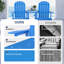 Chaise Adirondack d'extérieur pour 2 personnes-630254496