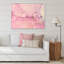 «Pink Marble Waves II», peinture sur toile-67232321-67232327