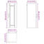 Vidaxl Kitchen Wall Cabinet 2 Pcs Concrete Grey 30 X 31 X 80 Cm-121217915