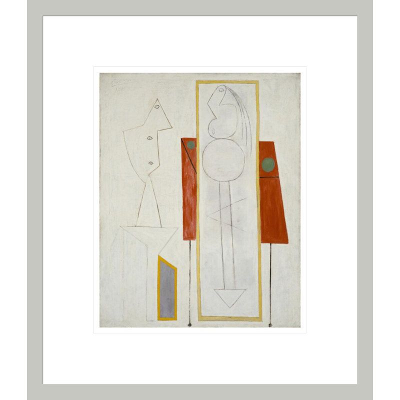 The Studio (L'Atelier) par Pablo Picasso - Estampe numérique encadrée, H 15,9 po x l 13,75 po