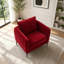 Fauteuil d'appoint en velours-826133090