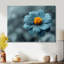 «Blue Grey Natures Marigold Photo», art mural souci-401724453-401724478