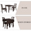 Ensemble de table de salle à manger extensible 3 pièces-544571505