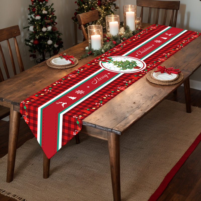 Chemin de table de Noël