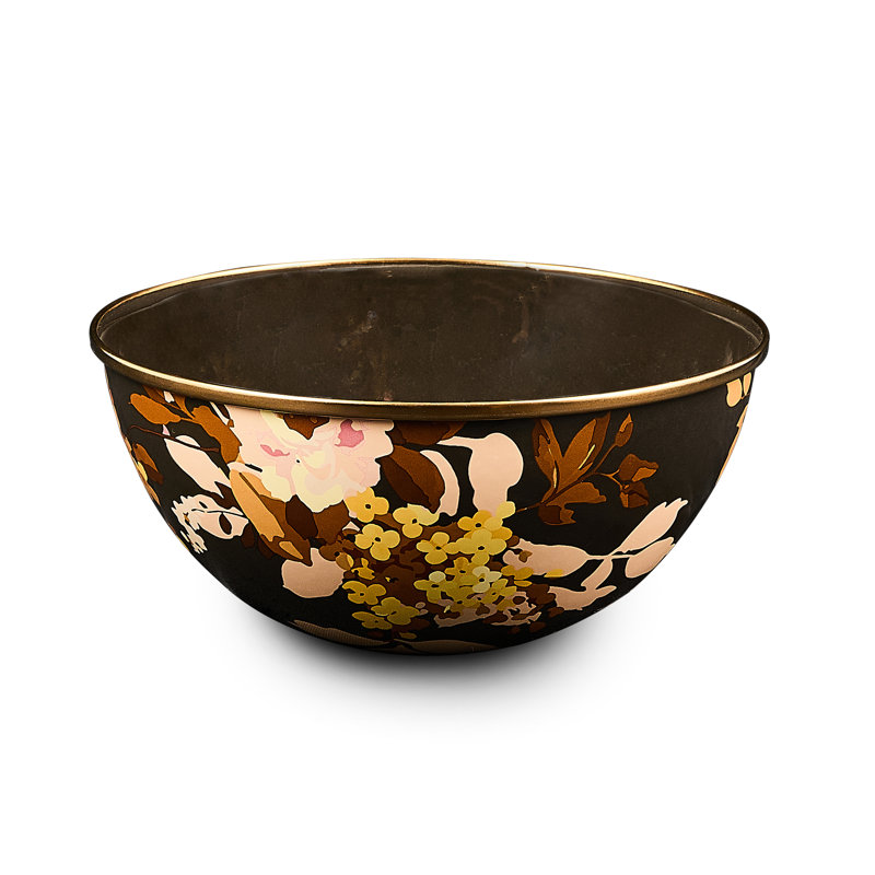 Wild Rose Brown Everyday Bowl, Brown