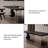 47.24"Modern minimalist black solid wood rectangular dining table-1827073504