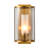 Transitional 1 Light Antique Brass Wall Sconce
