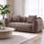 Coffee Brown Linen Blend