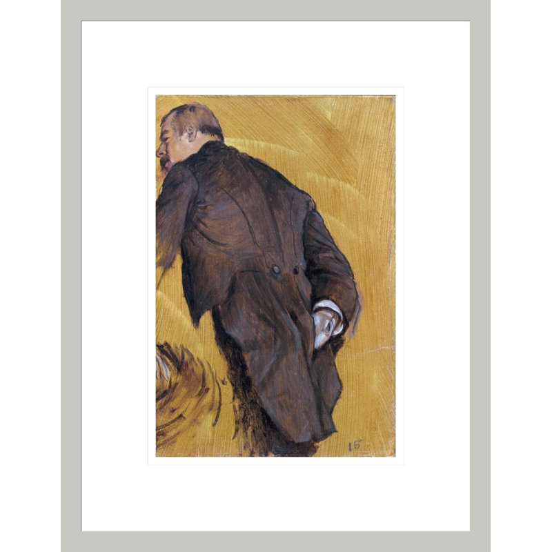 «The Impresario» par Edgar Degas, impression giclée sur cadre, H 16,75 po x l 13,05 po