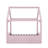 Full Size Upholstered House Daybed With LED Light Strips-1333696212