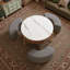 Lift-Top Round Coffee Table with Hidden Storage