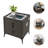 Smart Bedside With Drawers Three-Color Light, USB&Wireless Charging, Fingerprint Lock, And Bluetooth SpeakerÂ 110.23 Lbs Weight Capacity-51807309