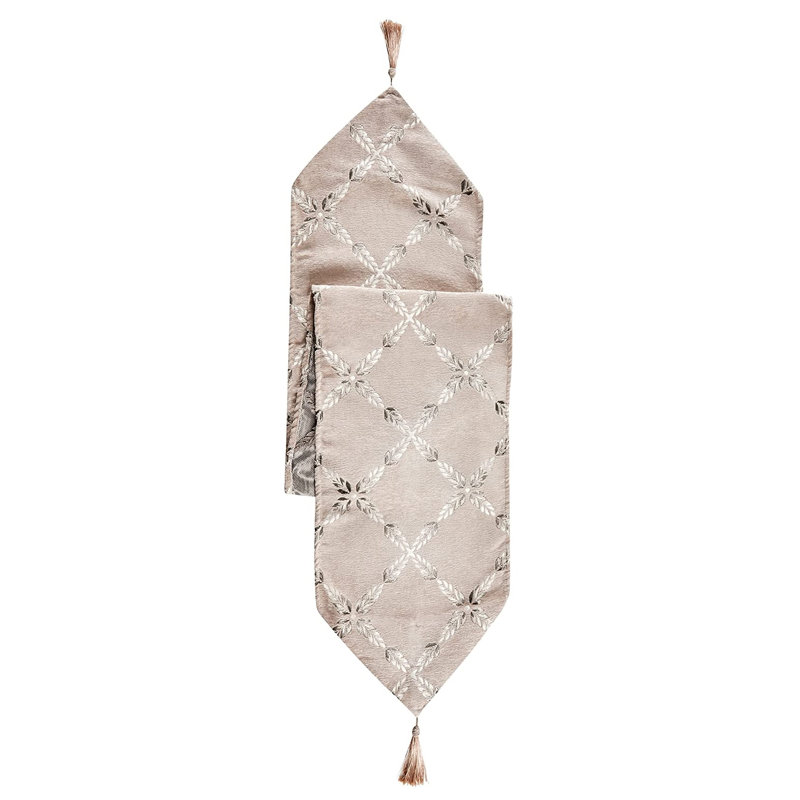 Geometric Table Runner, Gold