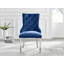Eubanks Velvet Knockerback Dining Chairs with Metal Rivets and Chrome Legs-371337023-380222589