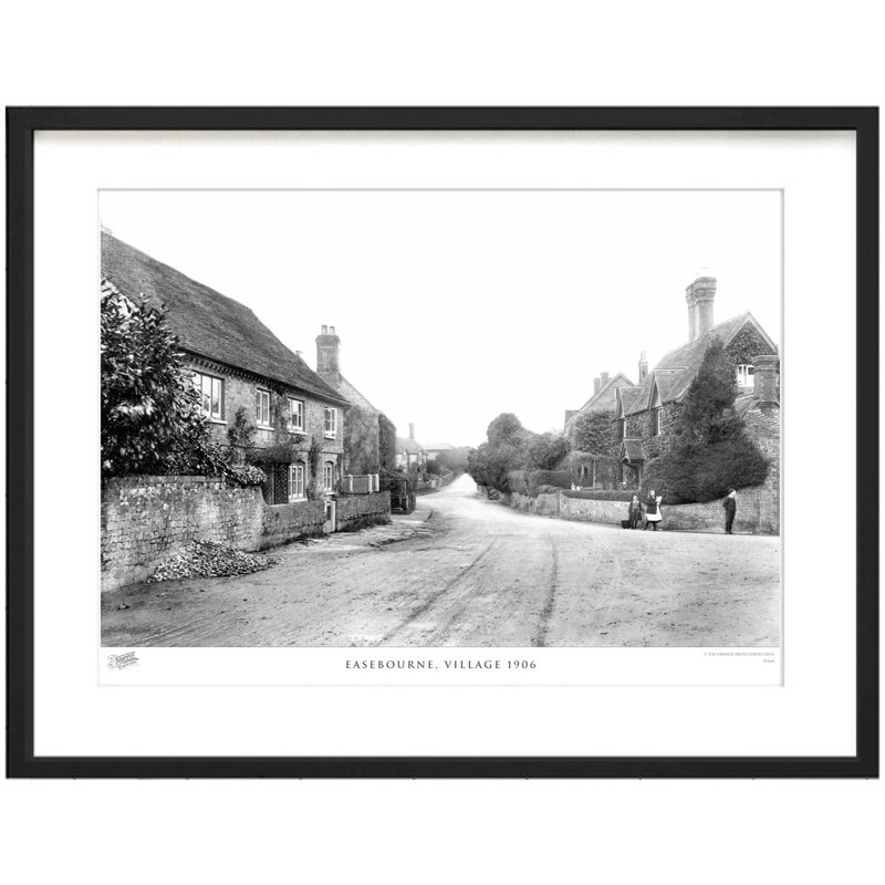 Easebourne, Village 1906 by Francis Frith - Single Picture Frame Print, 40cm H x 50cm W x 2.3cm D