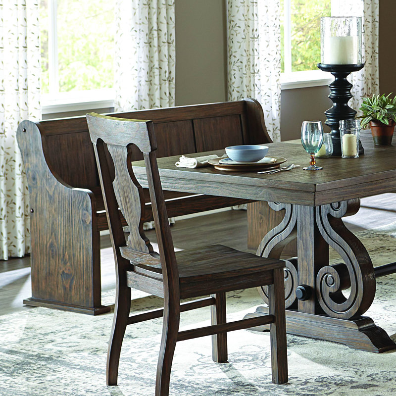 Kenneth Solid Wood Bench