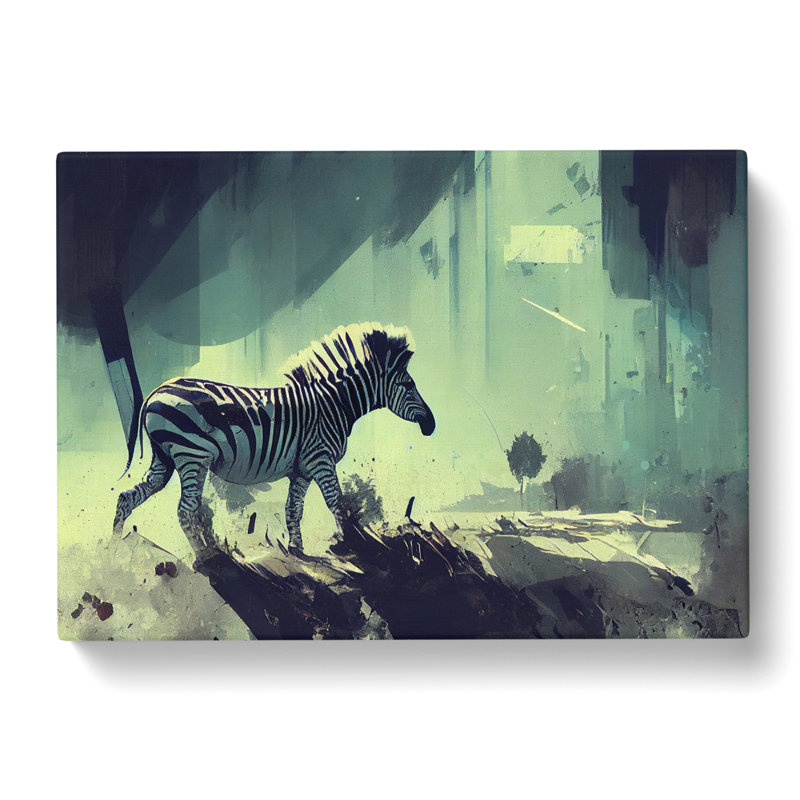 Zebra Painting Vol.1 - Wrapped Canvas, 40cm H x 60cm W