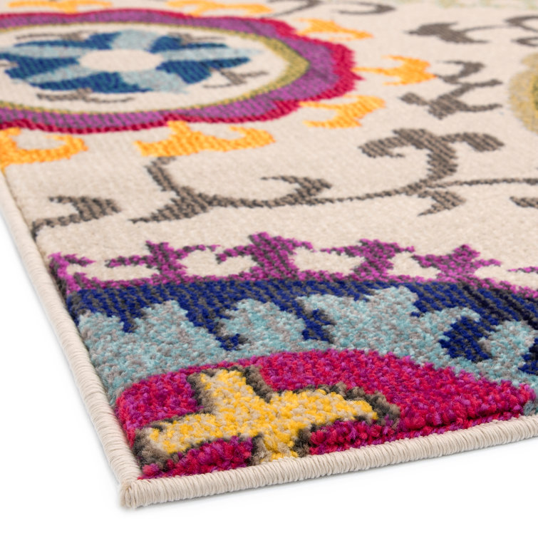 Latitude Vive Annisville Floral Machine Woven Area Rug & Reviews ...