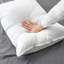 Ensemble de 2 oreillers 100% coton en duvet synthétique avec housse en coton pour toutes les positions de sommeil-124419100