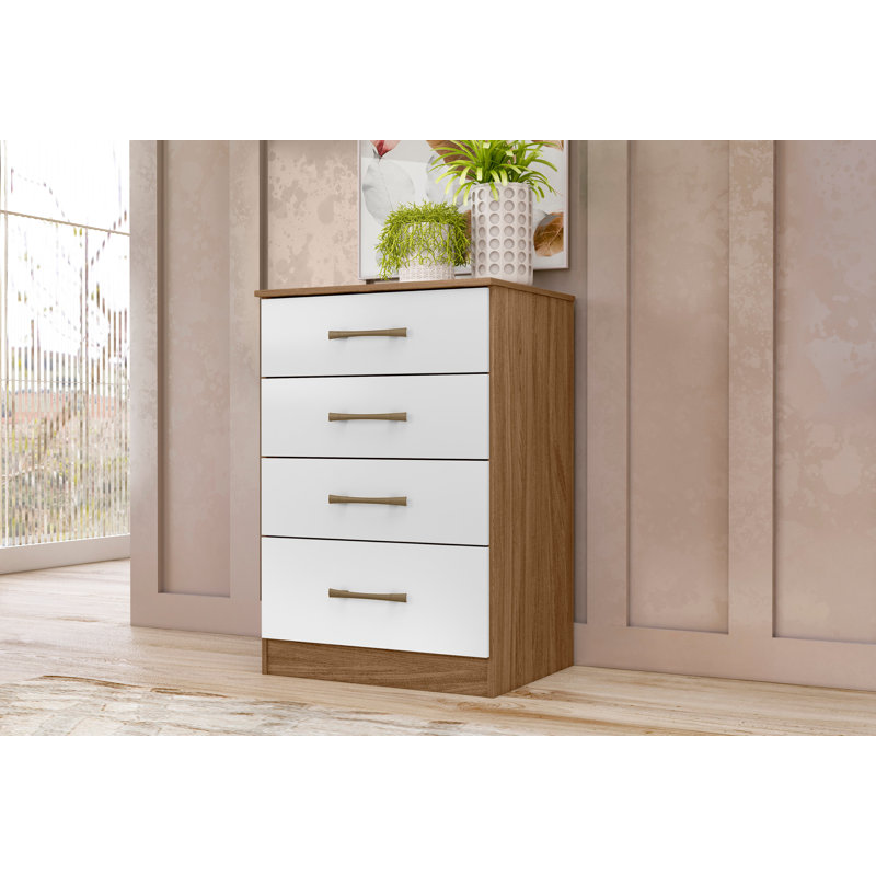 Rayanna Accent Chest, Natural/White
