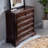 Dark Walnut Solid Wood Accent Cabinet