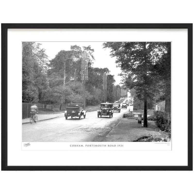 Cobham, Portsmouth Road 1931 by Francis Frith - Single Picture Frame Print, 40cm H x 50cm W x 2.3cm D