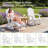 2 - Person Soft Back Outdoor Rocking Wicker Bistro Set-1396102071