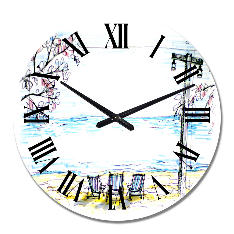 Horloge murale surdimensionnée, Grand