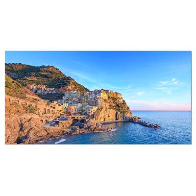 «Kemarie Manarola Village, Cinque Terre, Italie», reproduction
