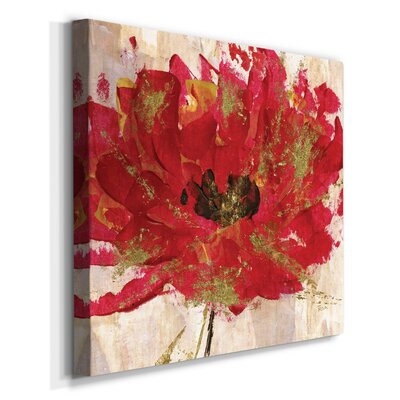 Mercer41 Red Infusion III Framed On Canvas Print & Reviews | Wayfair