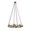 Luminaire suspendu fantaisie tabac 8 lumières Icenhour