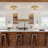 2-Light Dimmable Drum Flush Mount with Clear Ribbed Glass Shade-469464962