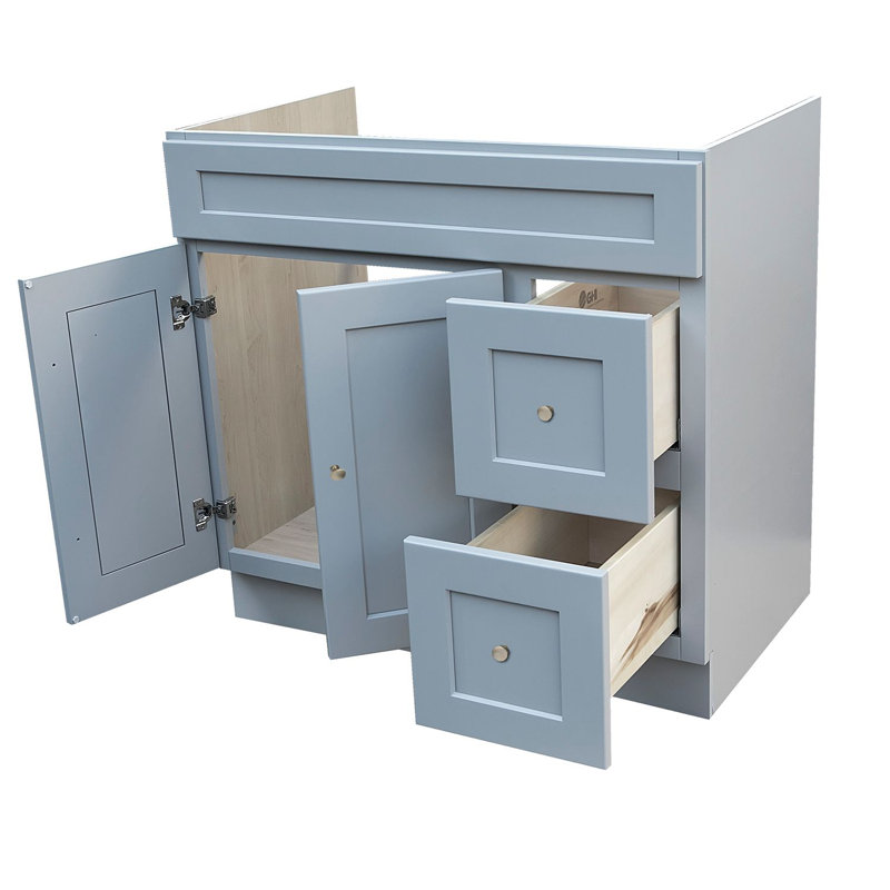 36'' Single Bathroom Vanity Base Only in Gray