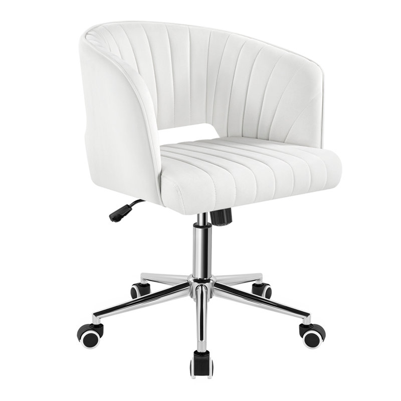 Chaise de bureau Shikhar, Crème