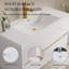 Single Bathroom Vanity with Stone Top