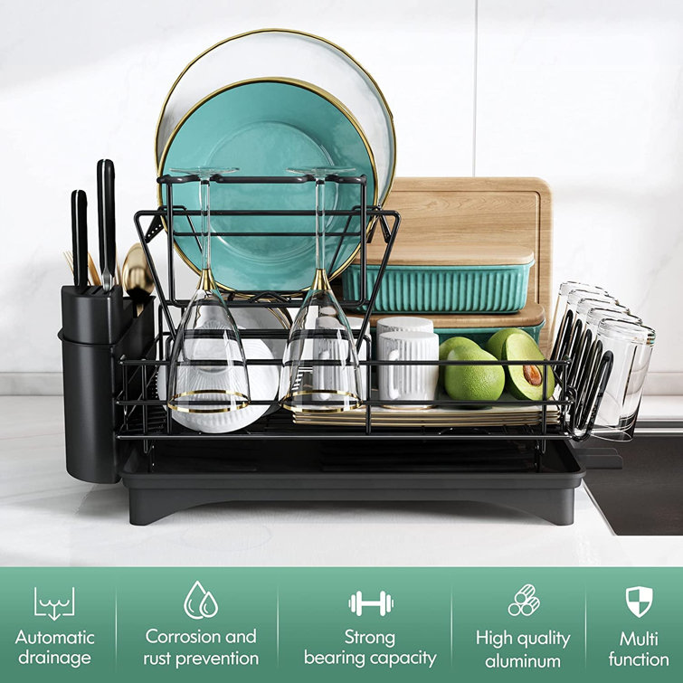 TGBY Kitchen Counter Stainless Steel Dish Rack