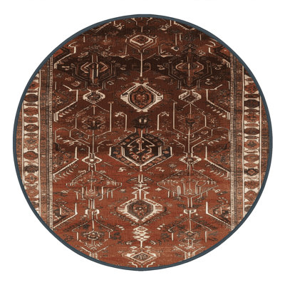 Tapis brun lavable à la machine