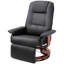 Fauteuil inclinable pivotant en cuir Vegan-1797099737