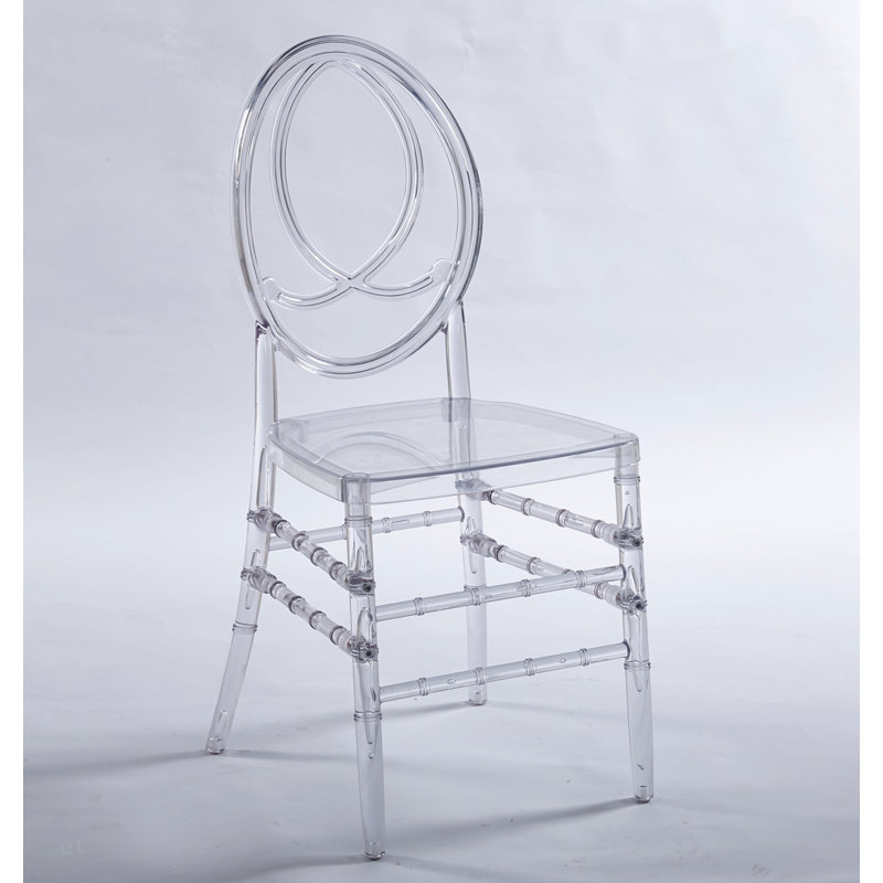 Chaise de mariage, chaise de salle à manger, ensemble de 4, siège en plastique