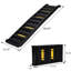 Rampe d'escalier pour animaux de compagnie pour faciliter l'accès au véhicule - pliable et antidérapant. Pour tous les animaux de compagnie. Noir avec jaune. Capacité de 180 lb pour véhicules portables pliables, poignées idéales. Charge maximale