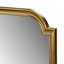 Miroir mural rectangulaire avec coins festonnés