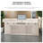 Modern Chyrisse with Lockable Drawers, LED Lighting, and Spacious Storage