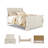 Hilma Queen Sleigh Bed